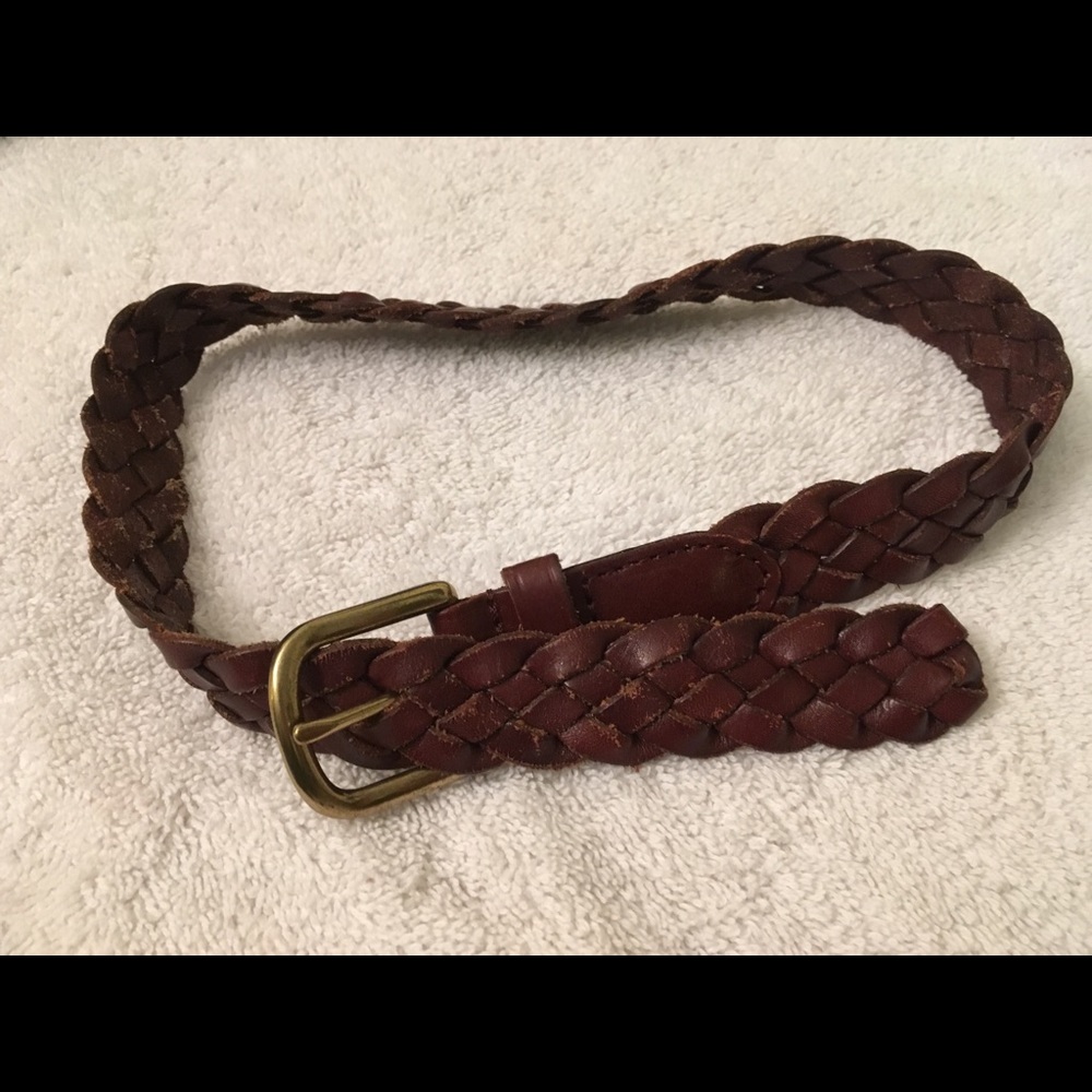 Baby Gap leather braided belt 3T